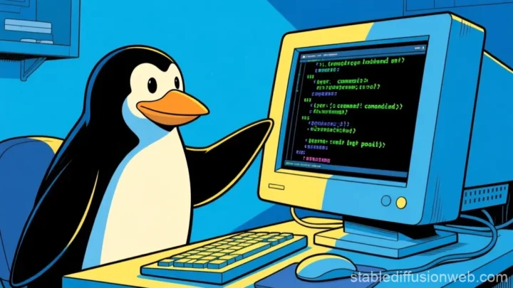 Comandos de Linux - ilustración